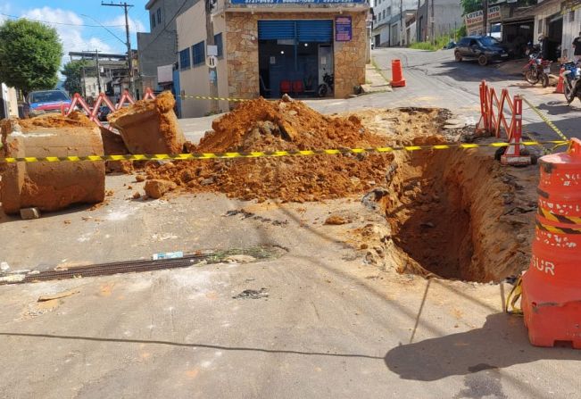 Obra de drenagem iniciada no bairro União