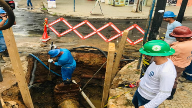 Reparo em registro da ETA Gávea é concluído